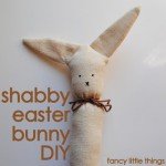 shabby bunny toy